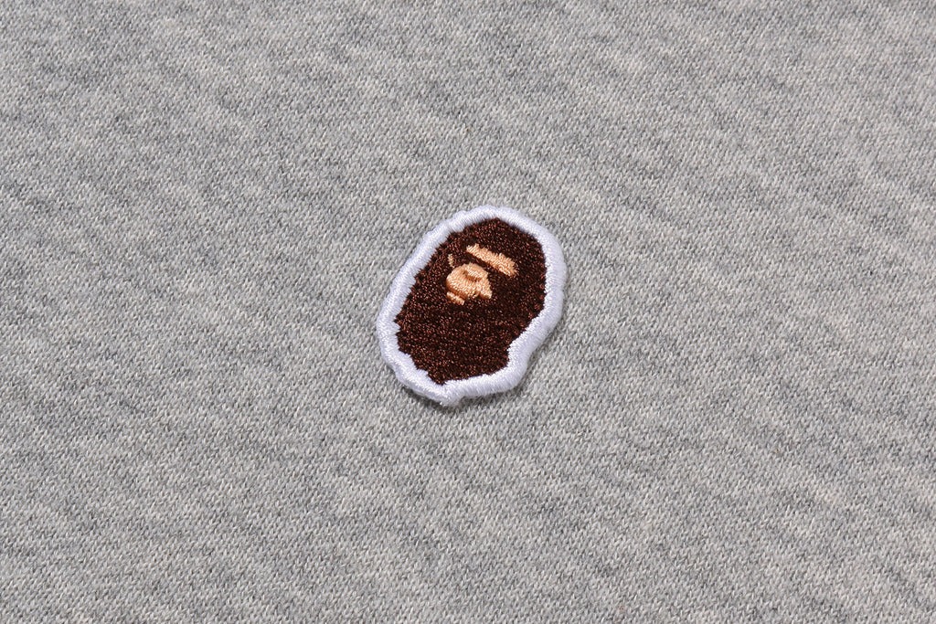 APE HEAD ONE POINT CROPPED ZIP HOODIE LADIES