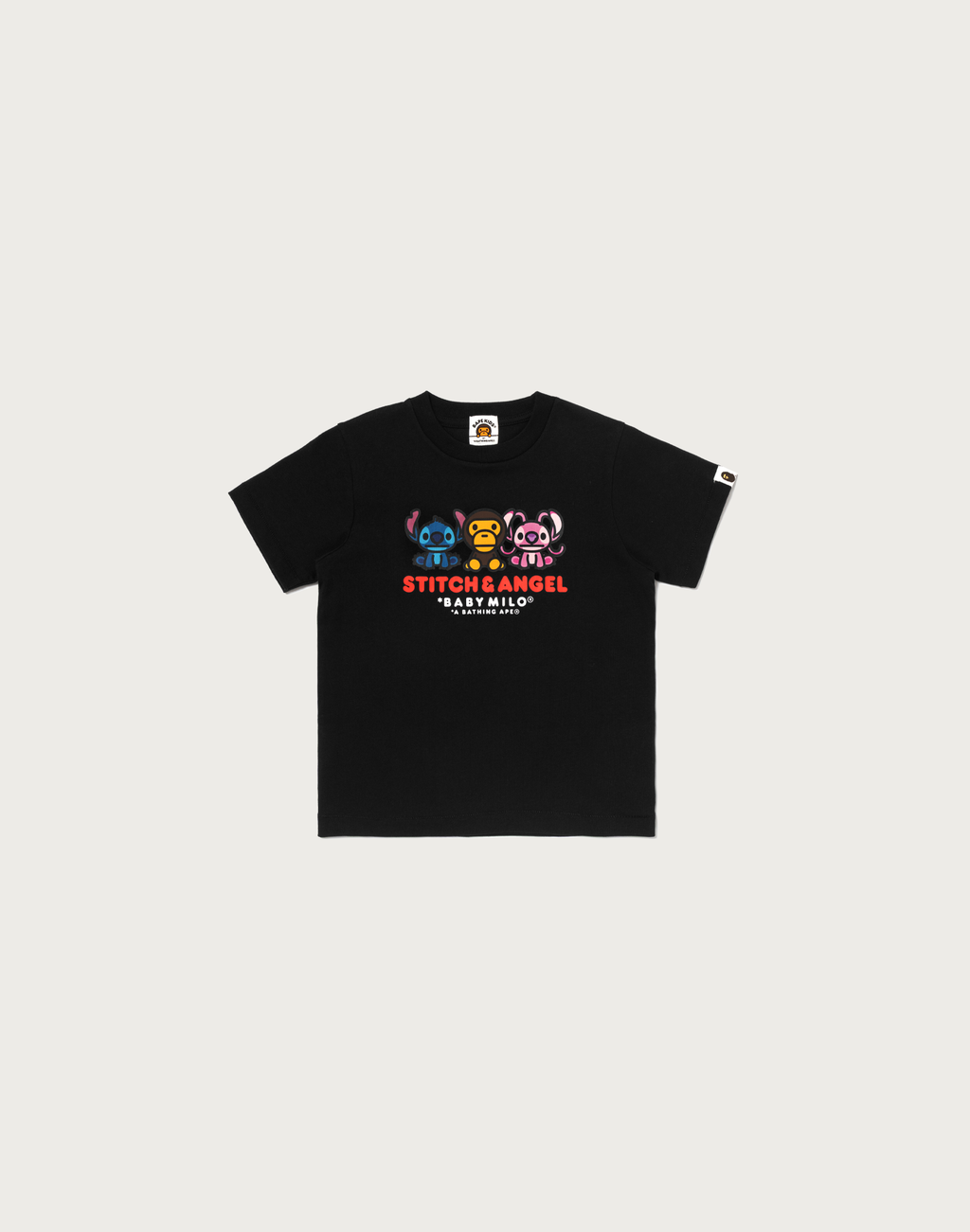 BAPE X DISNEY STITCH AND ANGEL BABY MILO TEE KIDS