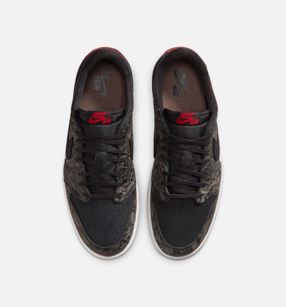 Air Jordan 1 Retro Low OG Black/Varsity Red Men's Low-Top Lifestyle Shoes