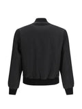 Versace printed nylon reversible bomber jacket
